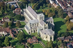 Aerial Views Collection: Winchester Cathedral N090639