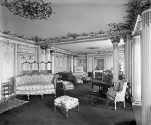Images Dated 23rd July 2009: Witley Court Drawing Room c. 1920 BL25086
