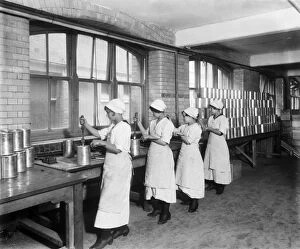Wartime Collection: WW1. Making Christmas puddings, Cadby Hall BL24361_007